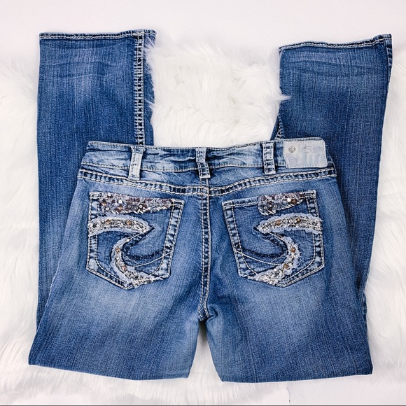 Silver Jeans Denim - Silver Jeans Suki Bootcut Medium Wash Size 33x31